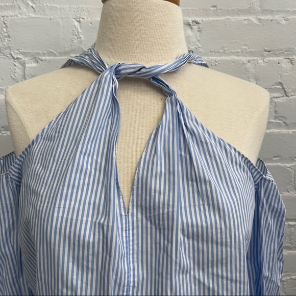 RAG & BONE Collingwood Top Striped Blue Size XS - Picture 5 of 7